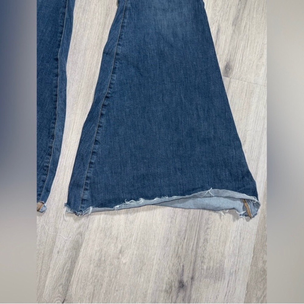 Free People Dark Blue Flare Jeans - Picture 5 of 7